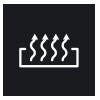 icon image of showing heat escaping upwards