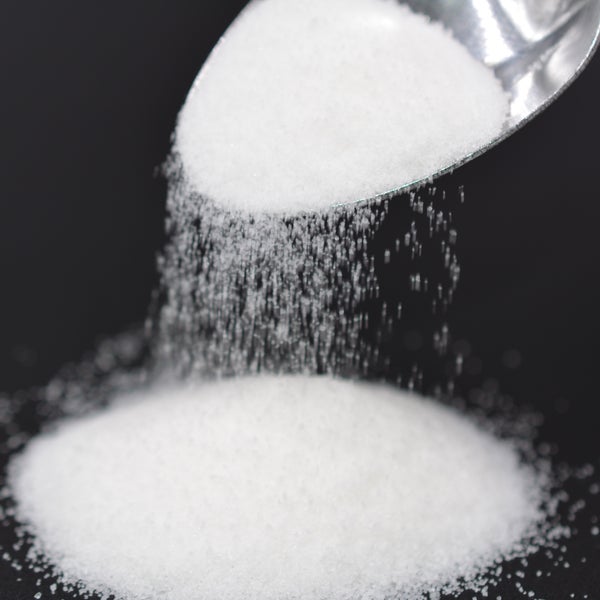 Text: Zappa Stewart Superabsorbent polymer powder white solidifies water