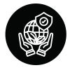 icon image of earth in two hand palms