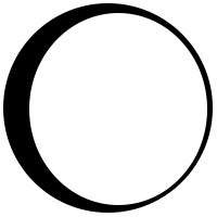 circle icon with a border