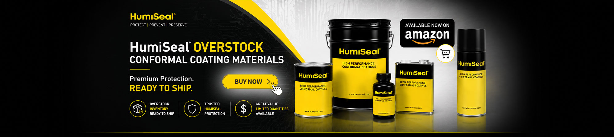 Humiseal Overstock conformal coatings material 